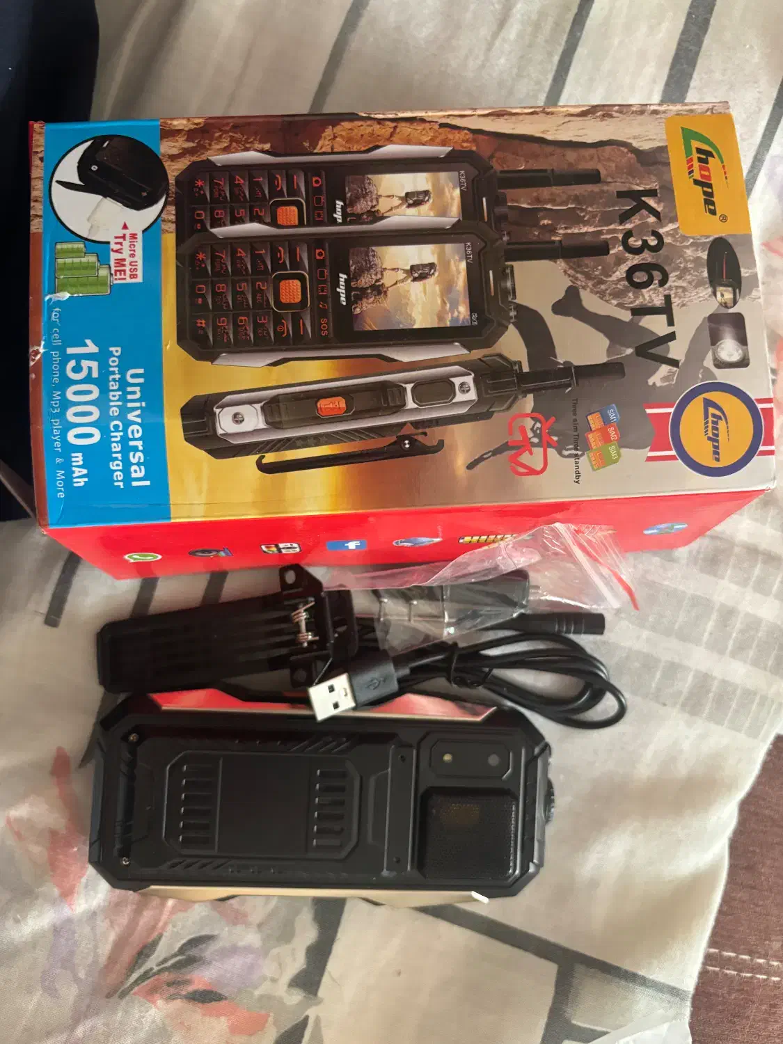 گوشی هوپ K36 tv حافظه 32 مگابایت|موبایل|اصفهان, قلعه طبره|دیوار