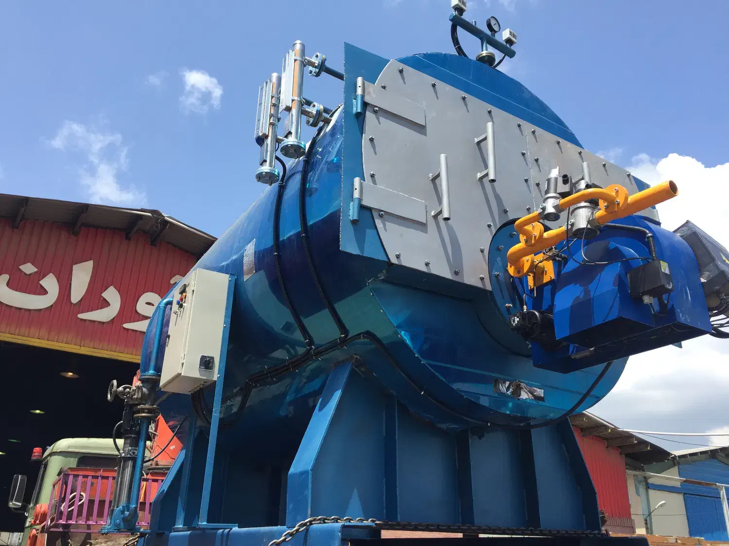 دیگ بخار با کارکرد پایدار در محیطهای صنعتی|ماشینآلات صنعتی|تبریز, |دیوار