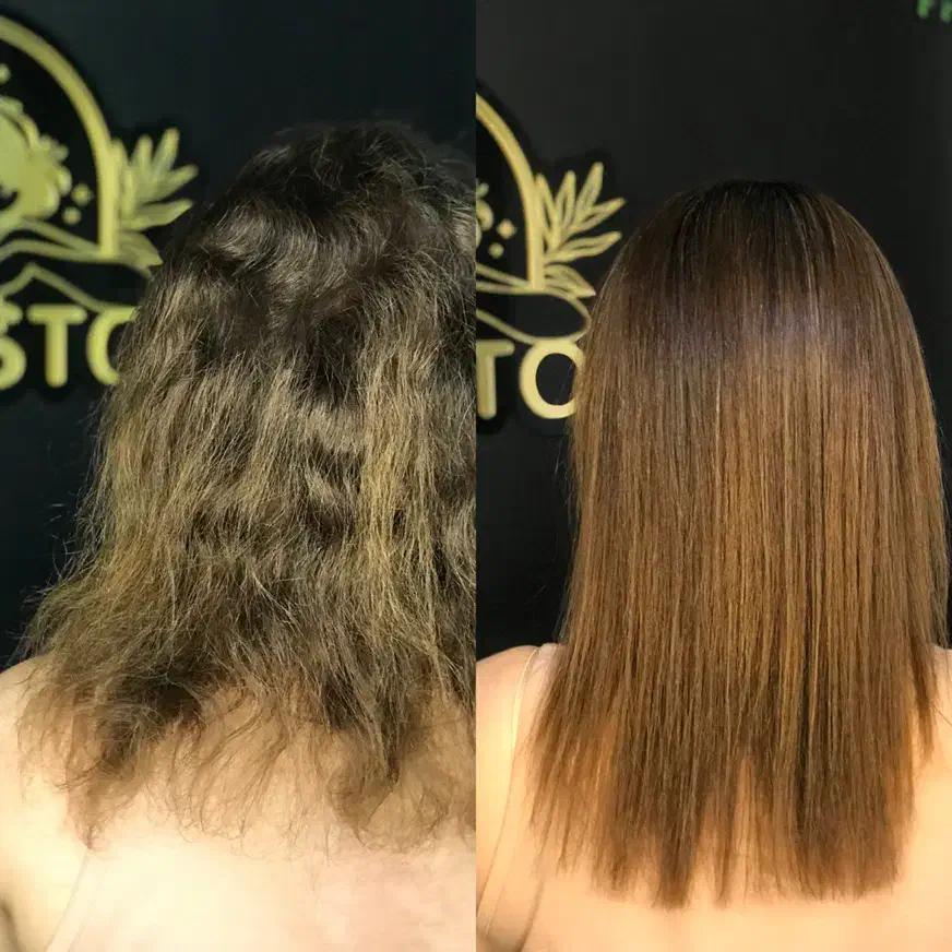 مدل کراتین و پروتئین / فقط هزین مواد|خدمات آرایشگری و زیبایی|رشت, لاکانی|دیوار