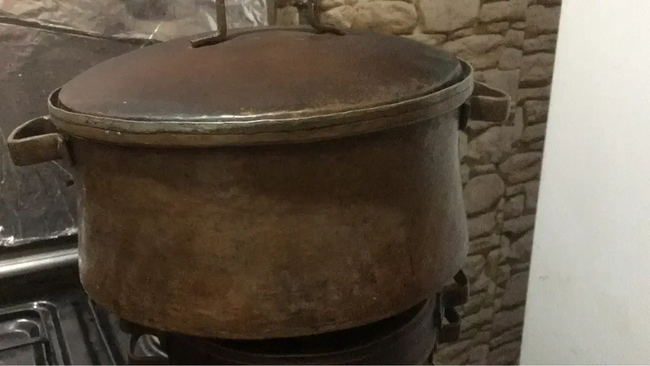 دیگه مسی ظرف مینا بشقاب دیواری|ظروف سرو و پذیرایی|اصفهان, بهارستان|دیوار
