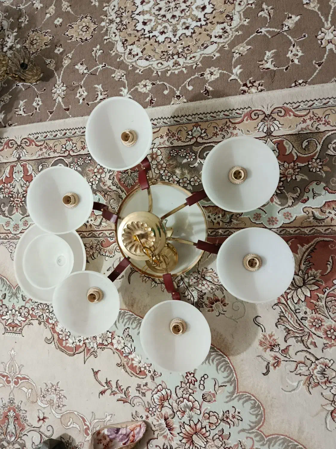 لوستر برنز شیک|لوستر و چراغ آویز|کرج, شهرک فرهنگیان|دیوار