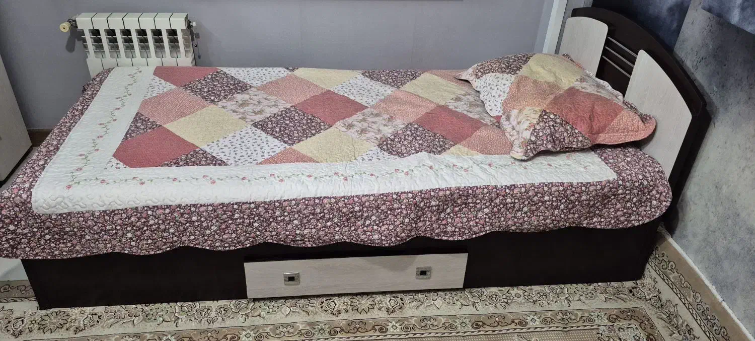 تخت خواب یکنفره|تخت و سرویس خواب|تهران, آشتیانی|دیوار