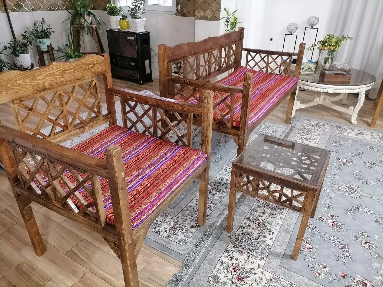 مبل سنتی 9 نفره|مبلمان خانگی و میز عسلی|الوند, |دیوار