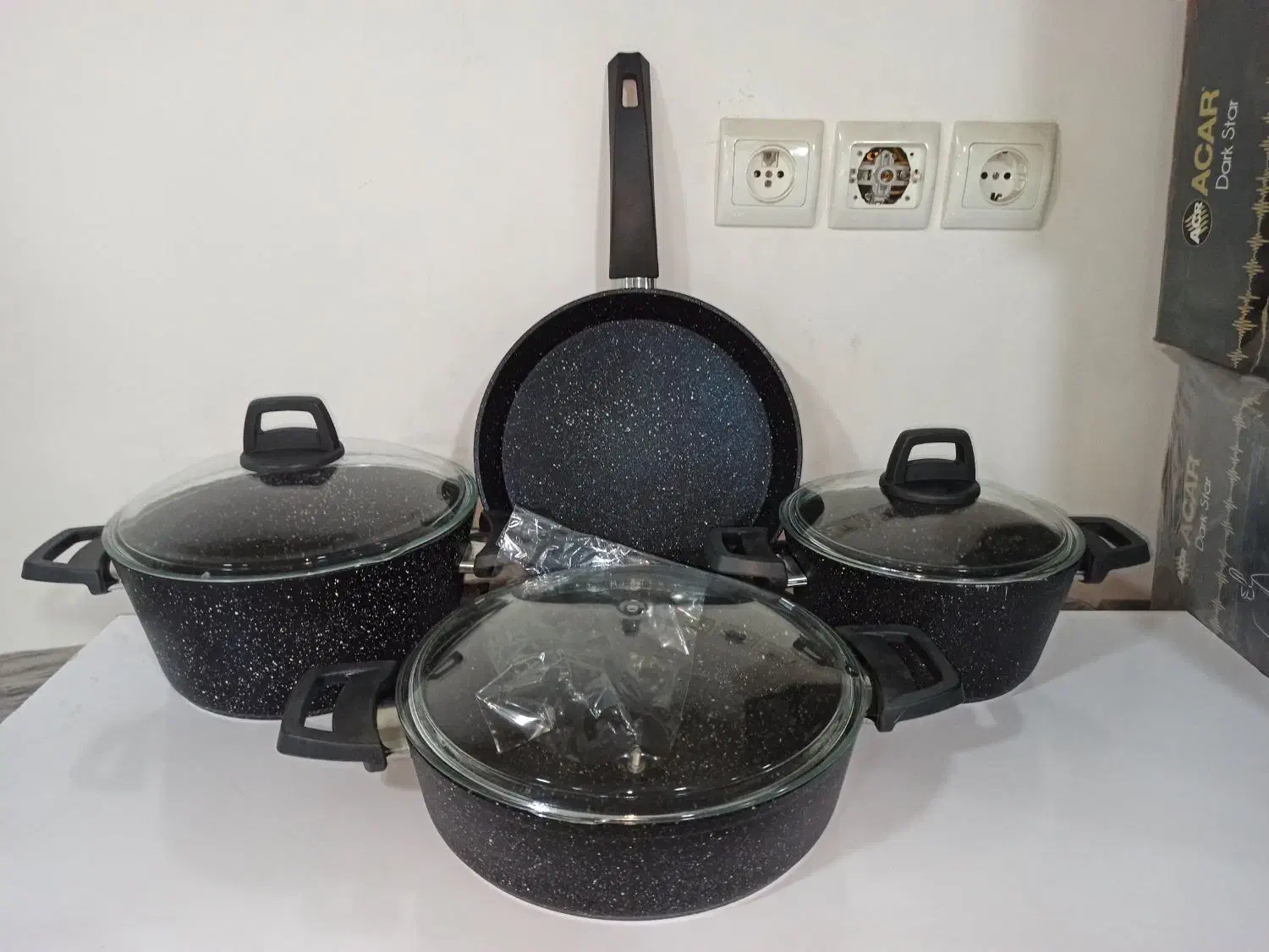 سرویس قابلمه ۷ پارچه آجار|ظروف پختوپز|جلفا, |دیوار