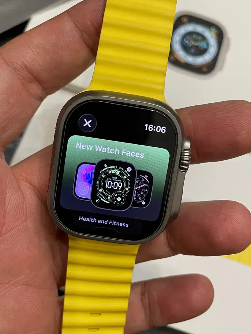 خاصترین اپل واچ اولترا بند زرد اوشن باتری 98|لوازم جانبی موبایل و تبلت|تهران, دریاچه شهدای خلیج فارس|دیوار