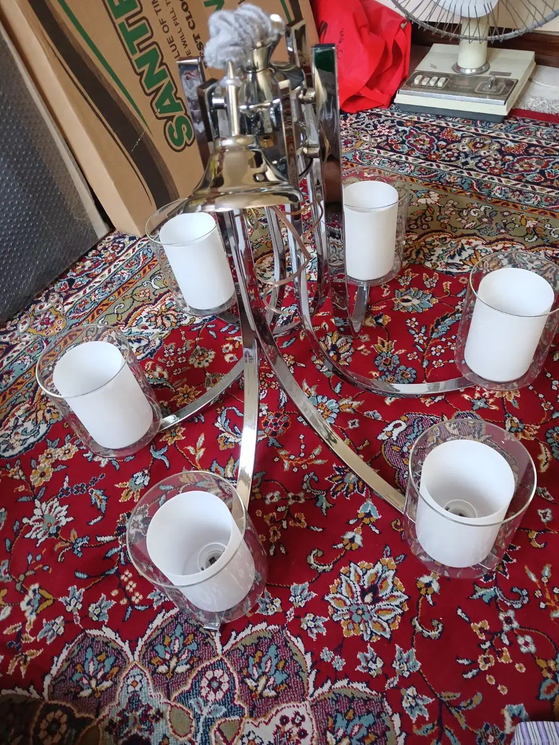لوستر ۶ شعله|لوستر و چراغ آویز|تهران, سلیمانی|دیوار