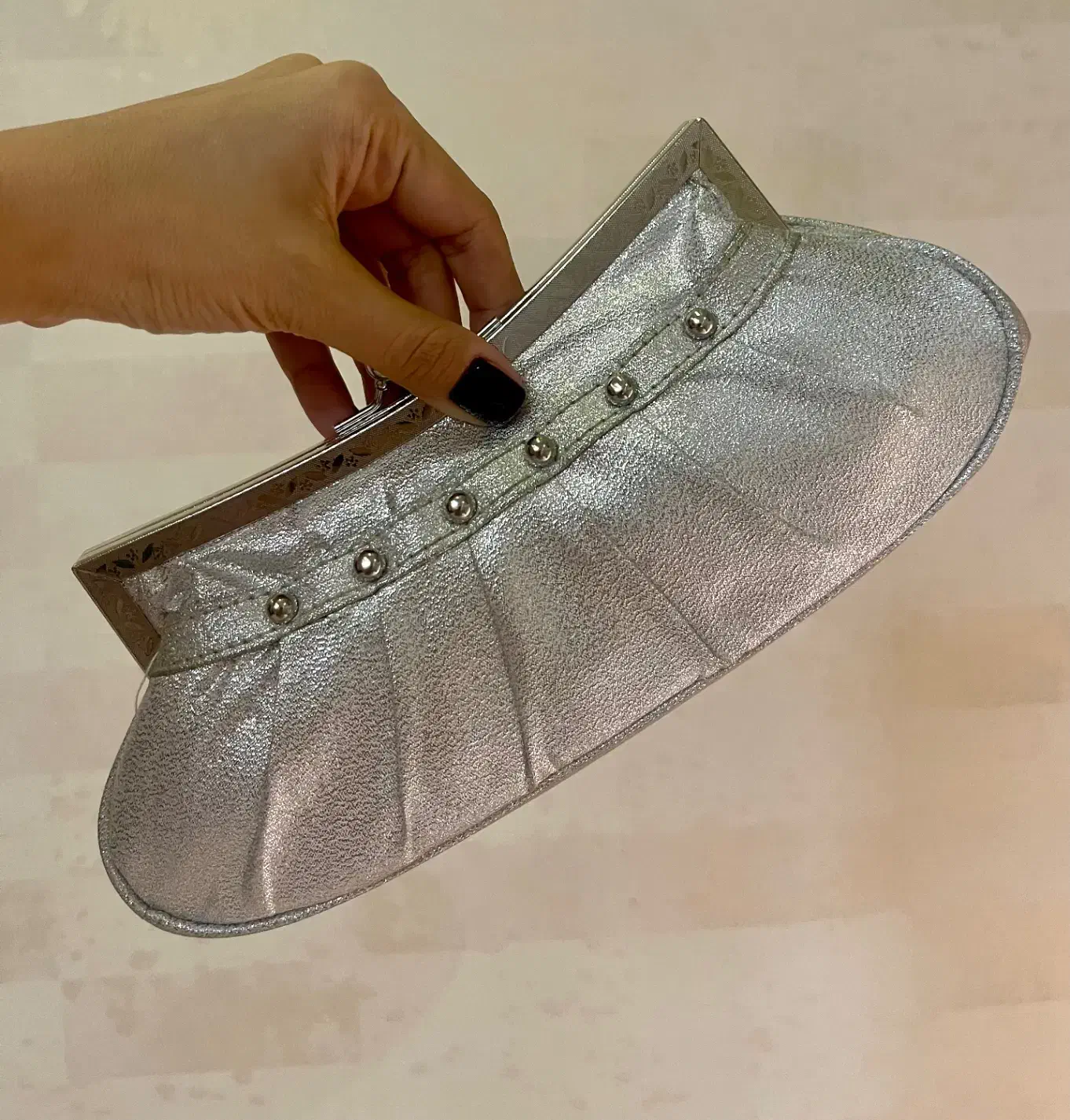 کیف نقره ای مجلسی|کیف، کفش، کمربند|تهران, اقدسیه|دیوار