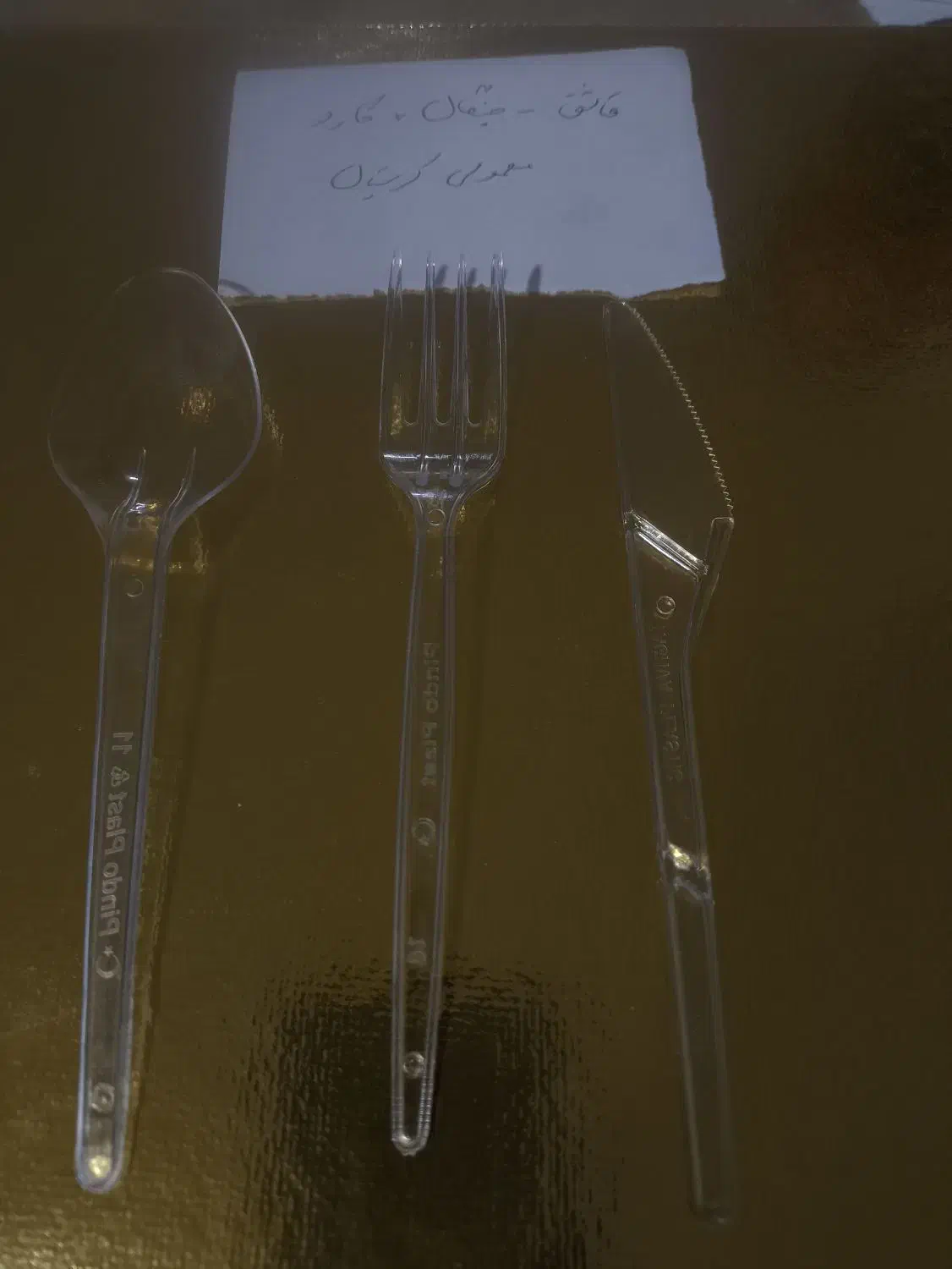 فروش عمده و تکی انواع قاشق و چنگال vipومعمولی|ظروف نگهدارنده، پلاستیکی، یک‌بارمصرف|ارومیه, |دیوار