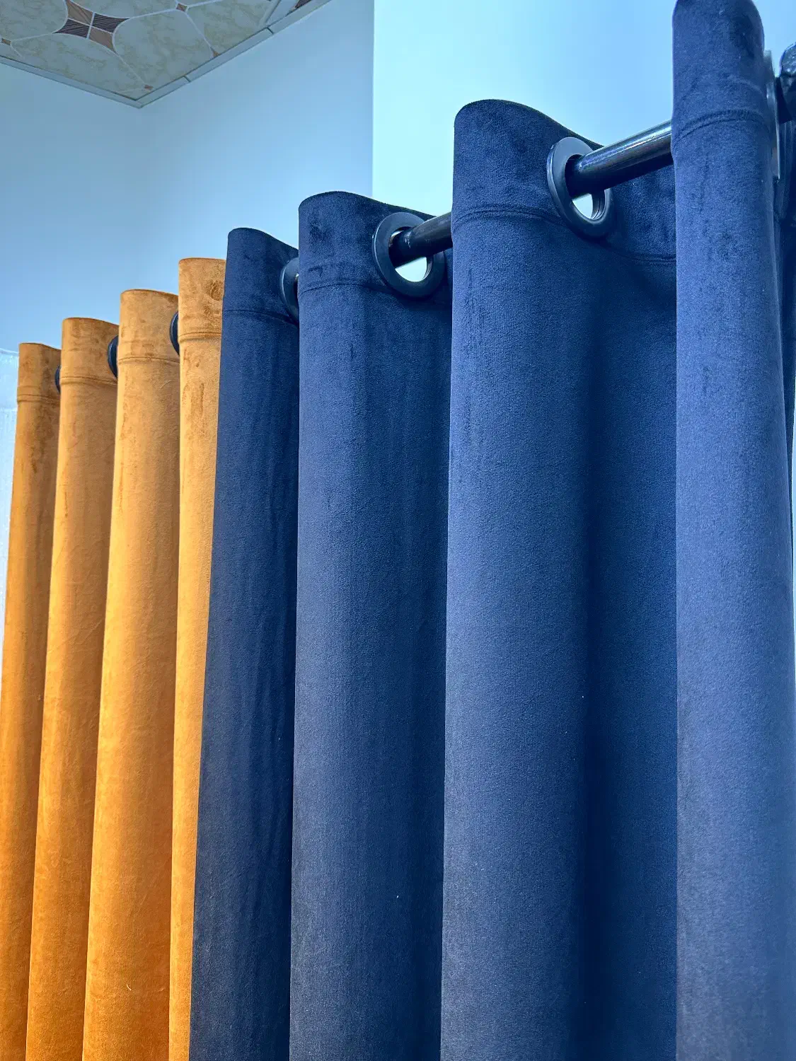 پرده آماده پرده پانچ پرده مینیمال|پرده، رانر، رومیزی|تهران, عبدل‌آباد|دیوار