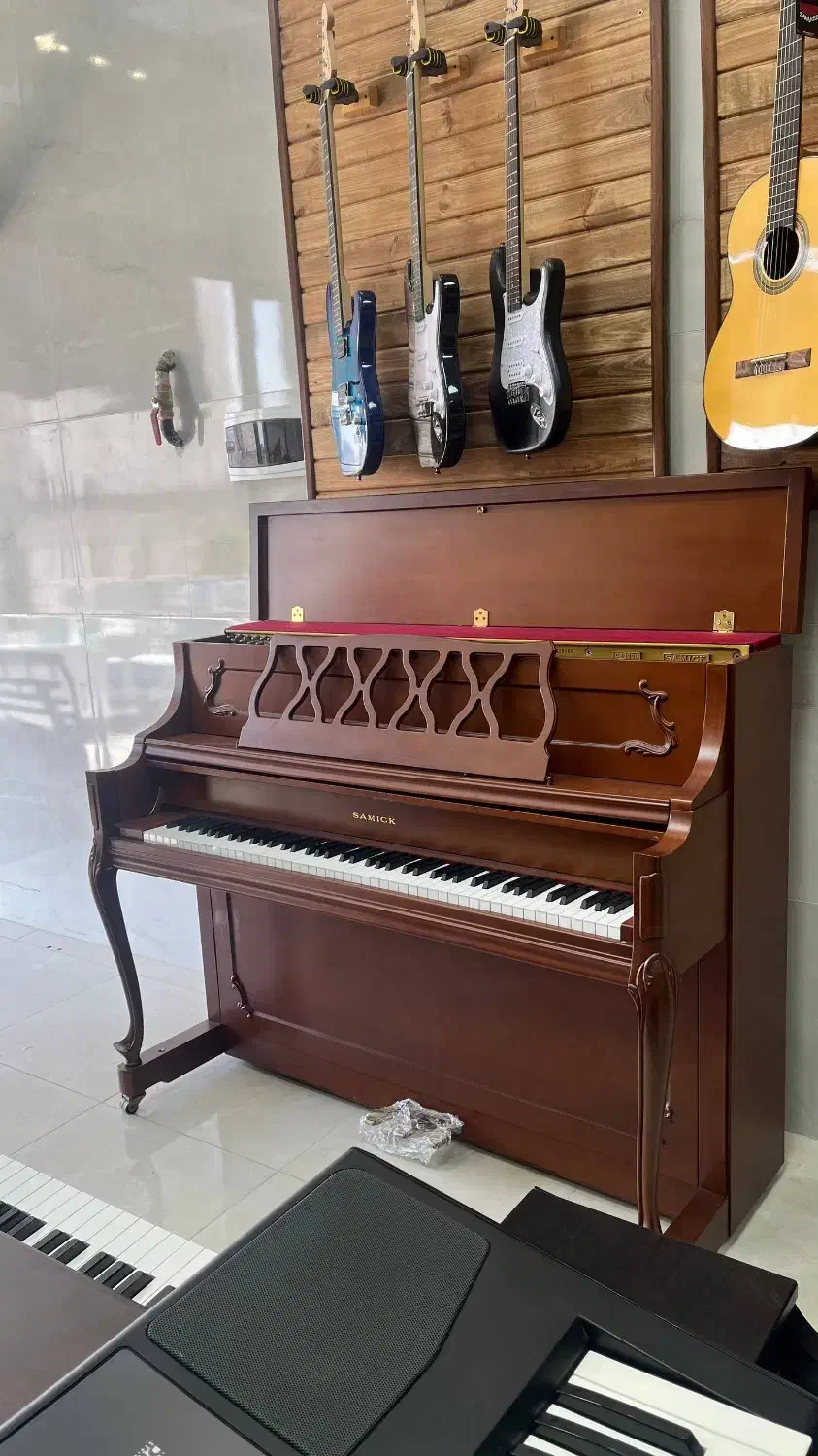 پیانو اکوستیک سمیک کنسول korea|پیانو، کیبورد، آکاردئون|یزد, |دیوار