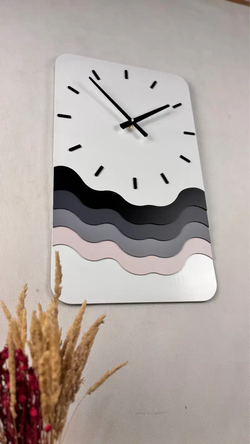 ساعت دیواری مینیمال موج|ساعت دیواری و تزئینی|تهران, مسگرآباد|دیوار