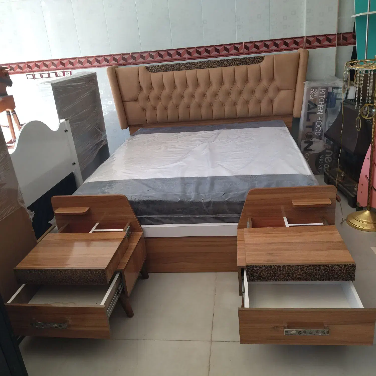تختخواب 2نفرە شرکتی|تخت و سرویس خواب|بانه, |دیوار