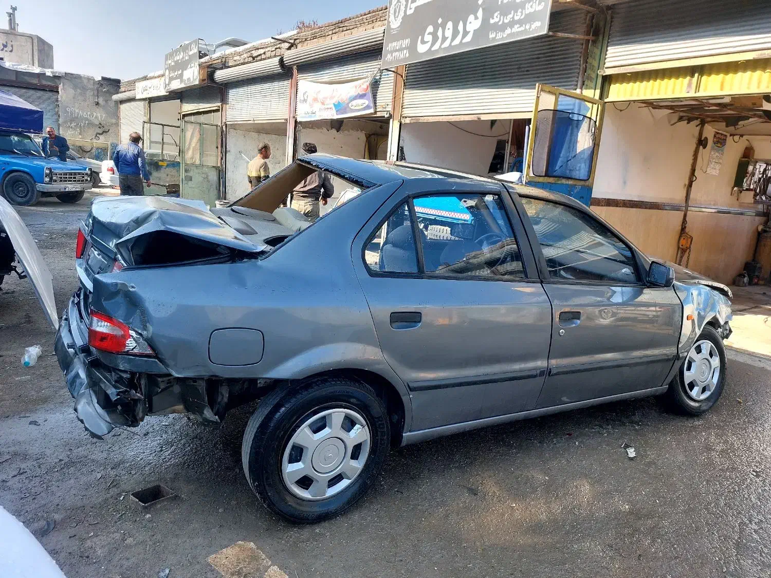 سمند 86 تصادفی|خودرو سواری و وانت|اردبیل, |دیوار