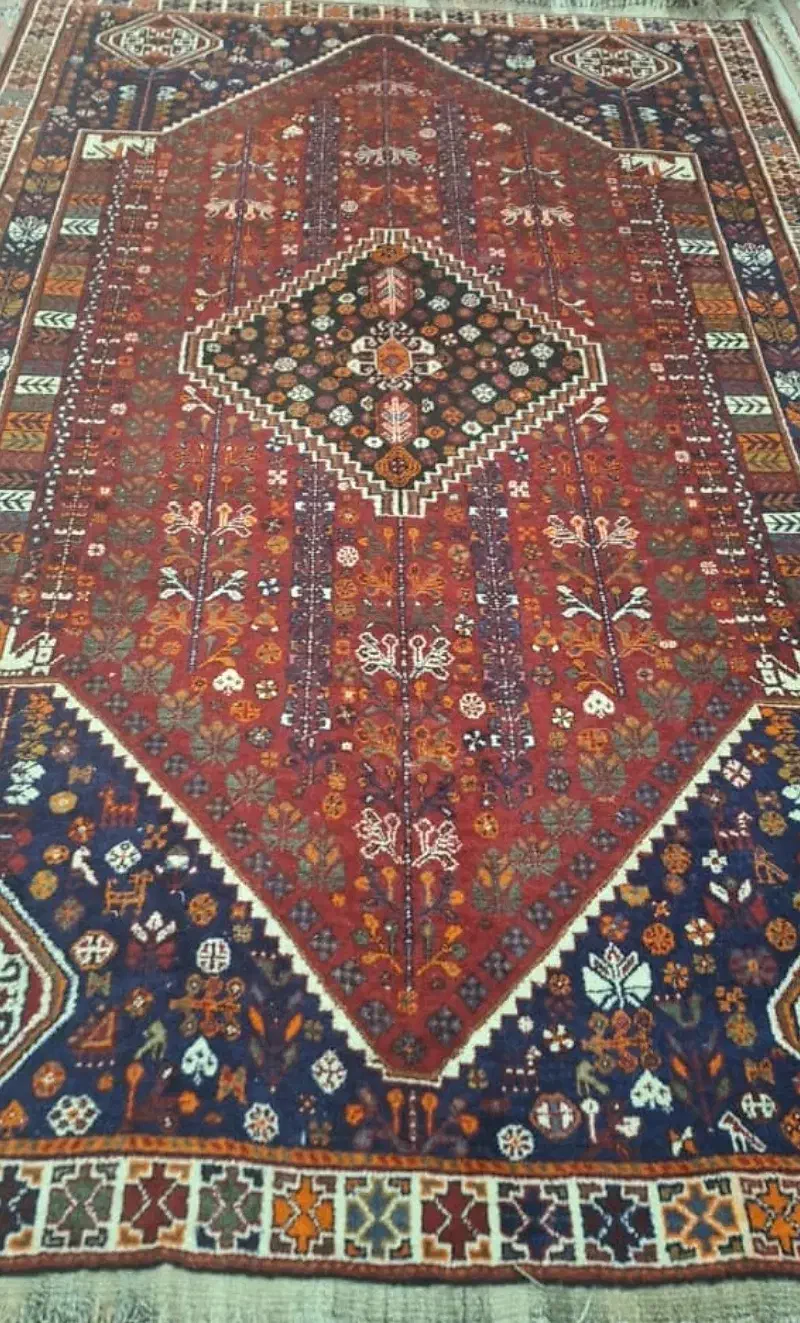 انواع دستبافت ها قالی چنته|فرش|فیروزآباد (فارس), |دیوار