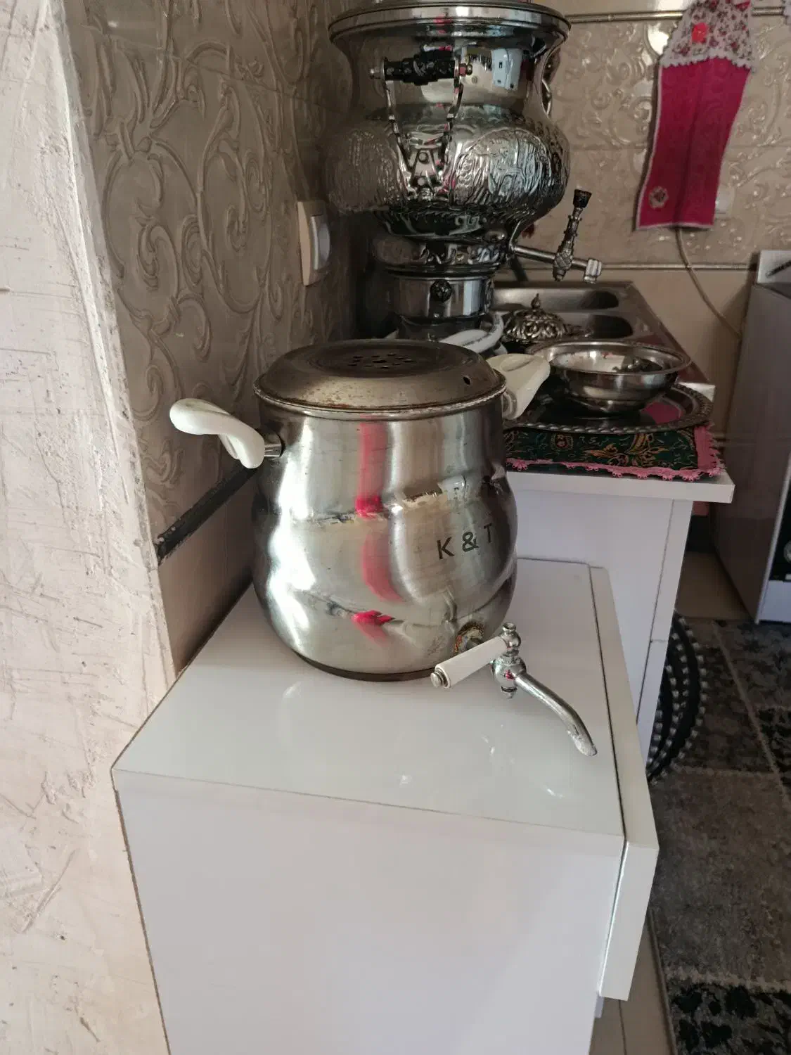 سماور رو گازی|سماور، چای‌ساز، قهوه‌ساز|آذرشهر, |دیوار