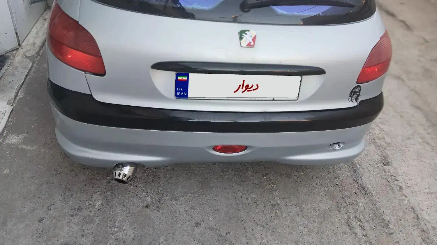 ۲۰۶ تیپ۶ مدل۸۳ اتومات|خودرو سواری و وانت|شیراز, آبیاری|دیوار