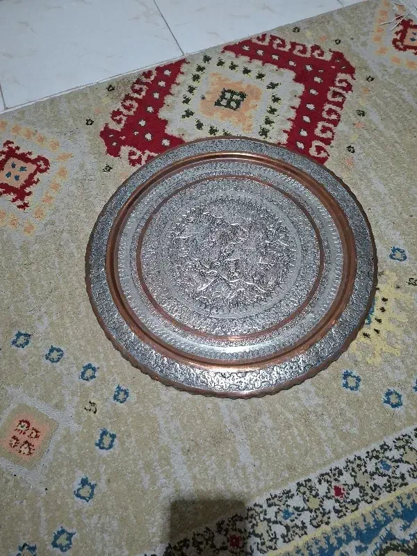 سینی قدیمی|کلکسیون اشیاء عتیقه|پردیس, فاز ۱۱|دیوار