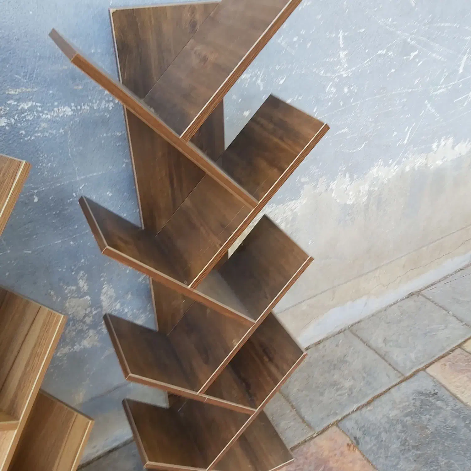 کتابخانه درختی زیبا محکم|کتابخانه، شلف، قفسه‌های دیواری|کرمان, |دیوار