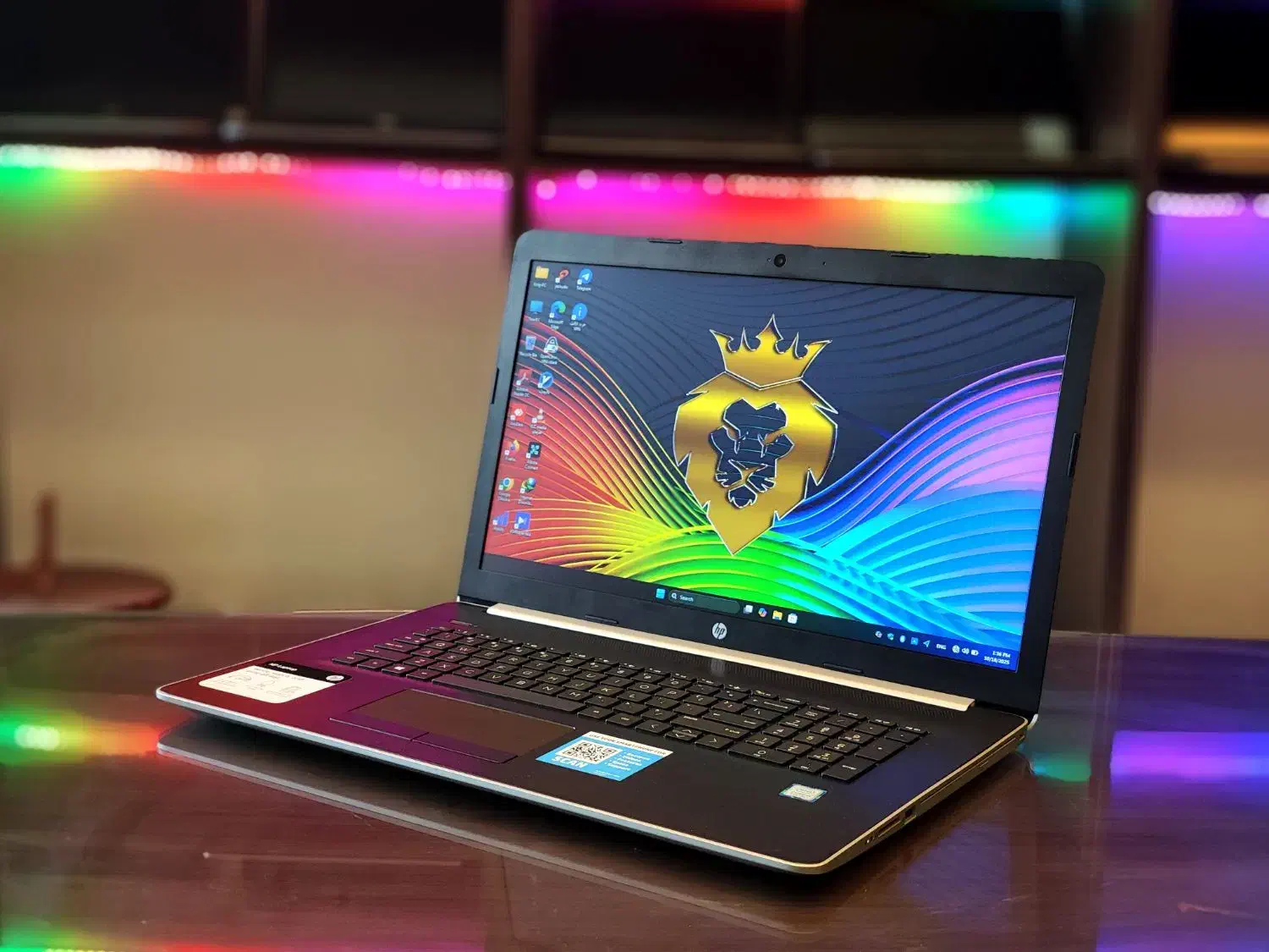 لپتاپ مدیریتی 17اینچ hp نسل8 فول آپشن ویندوز 11|رایانه همراه|تهران, میدان ولیعصر|دیوار
