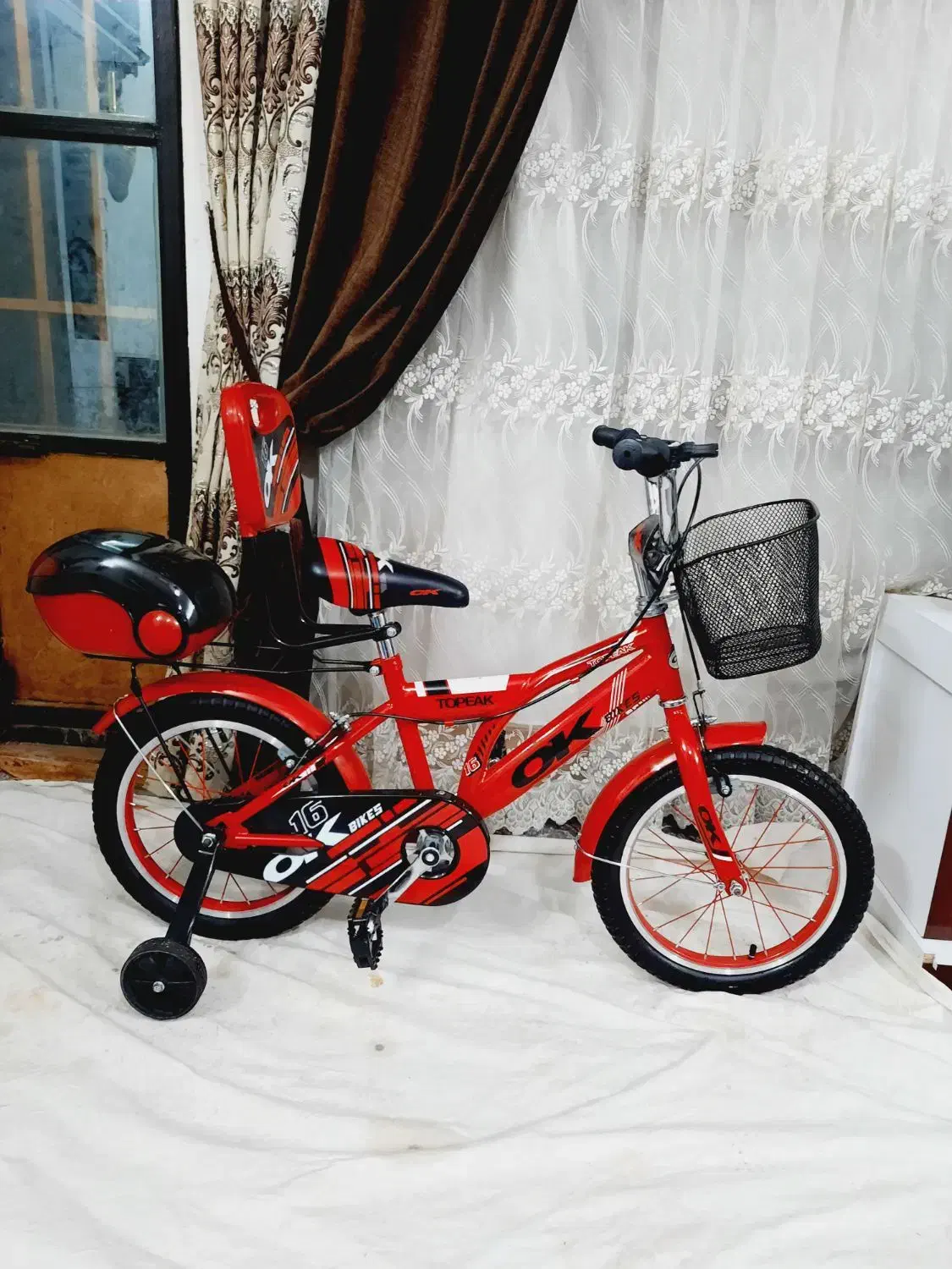 دوچرخه سایز 16طوقه آلومینیوم نونونو آکبند|دوچرخه، اسکیت، اسکوتر|مشهد, طبرسی شمالی|دیوار