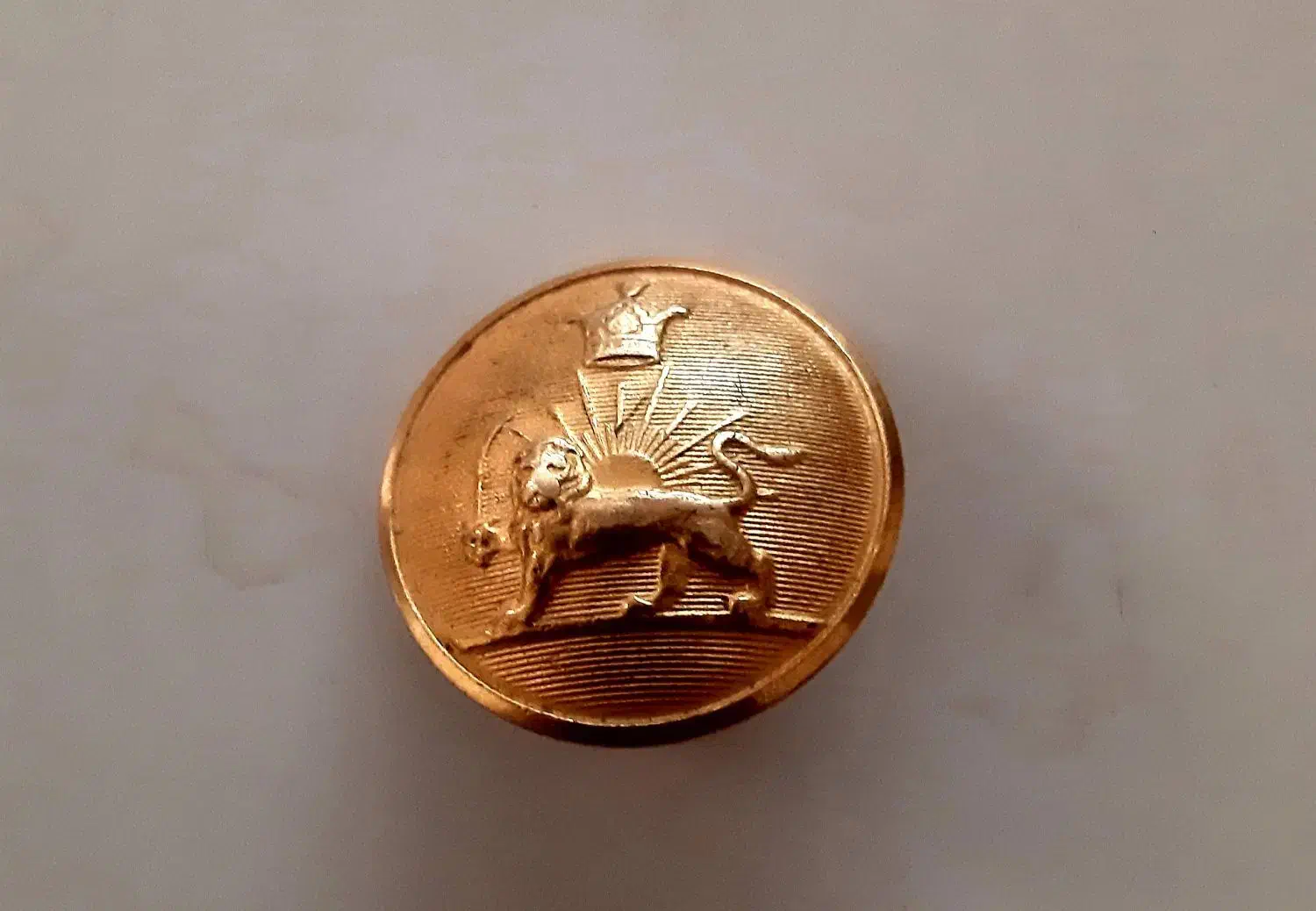 دکمه نشان پهلوی|کلکسیون اشیاء عتیقه|شیراز, باغ تخت|دیوار