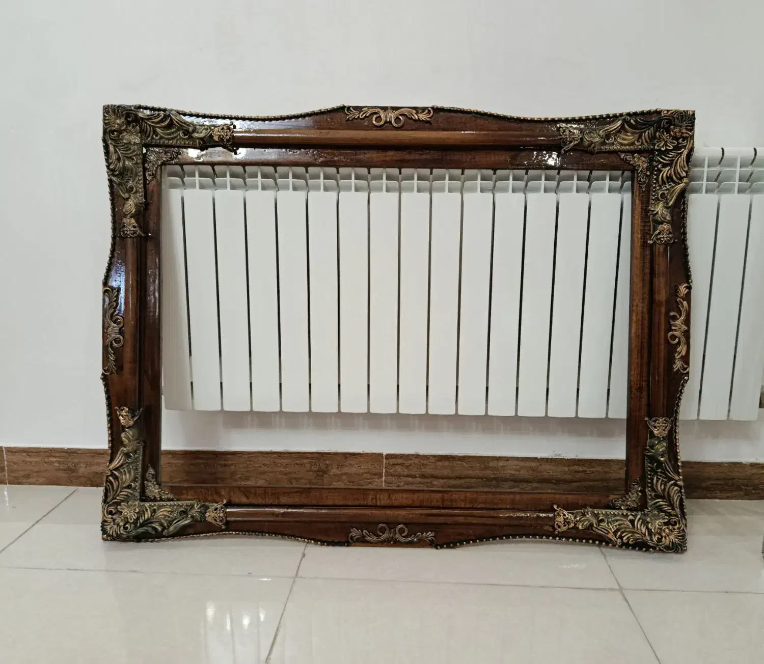 قاب تابلو فرش طرح پرند چوبی سایز 70 در 100سانتیمتر|تابلو، نقاشی، عکس|رشت, حمیدیان|دیوار