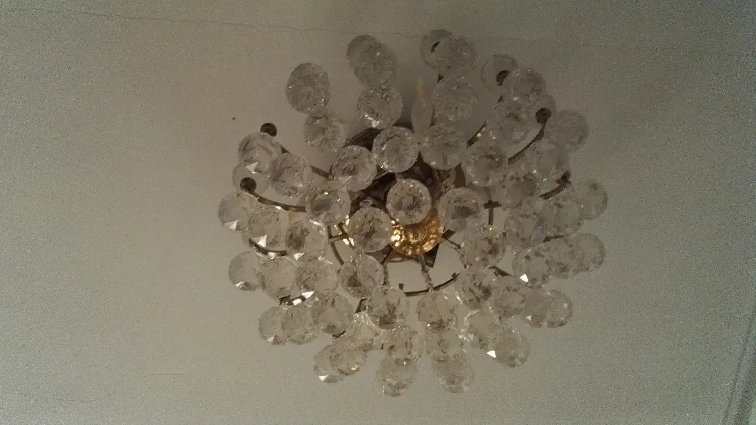 لوستر طلایی|لوستر و چراغ آویز|اهواز, گلستان|دیوار