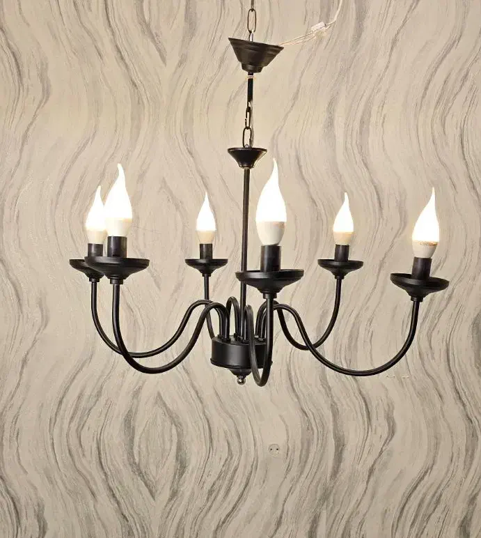 لوستر ۶شاخه  مدرن|لوستر و چراغ آویز|فردیس, فردیس|دیوار