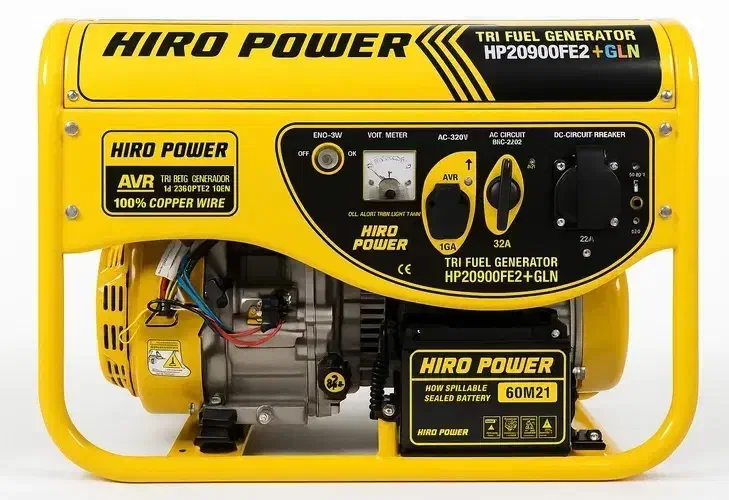 موتوربرق9/5کیلووات دوگانه سوزهیروپاورمدلHP20900FE2|ماشینآلات صنعتی|شیراز, سفیرشمالی|دیوار