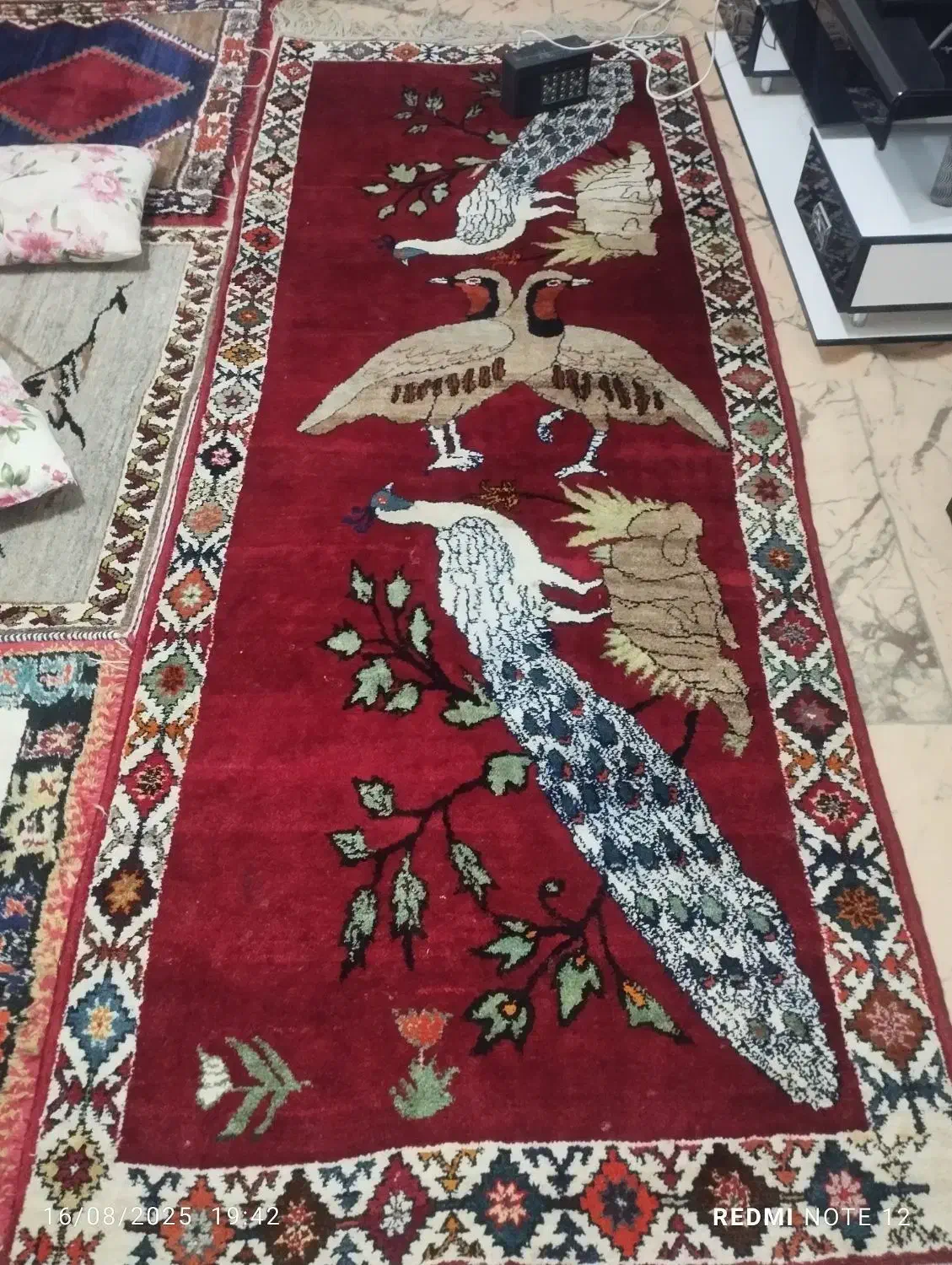 فرش دستباف|فرش|مبارکه, |دیوار