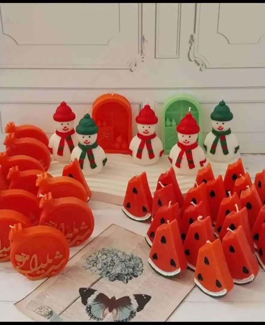 خاتون انار ادم برفی وهندوانه یلدایی|صنایع دستی و سایر لوازم تزئینی|شیراز, کیان شهر|دیوار