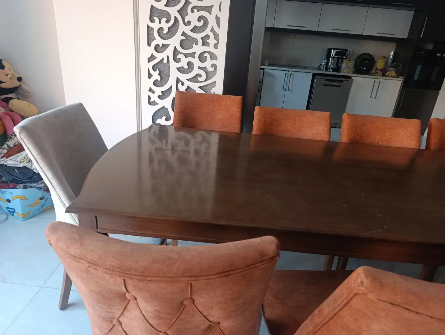 میز ناهار خوری|میز و صندلی غذاخوری|ساری, |دیوار