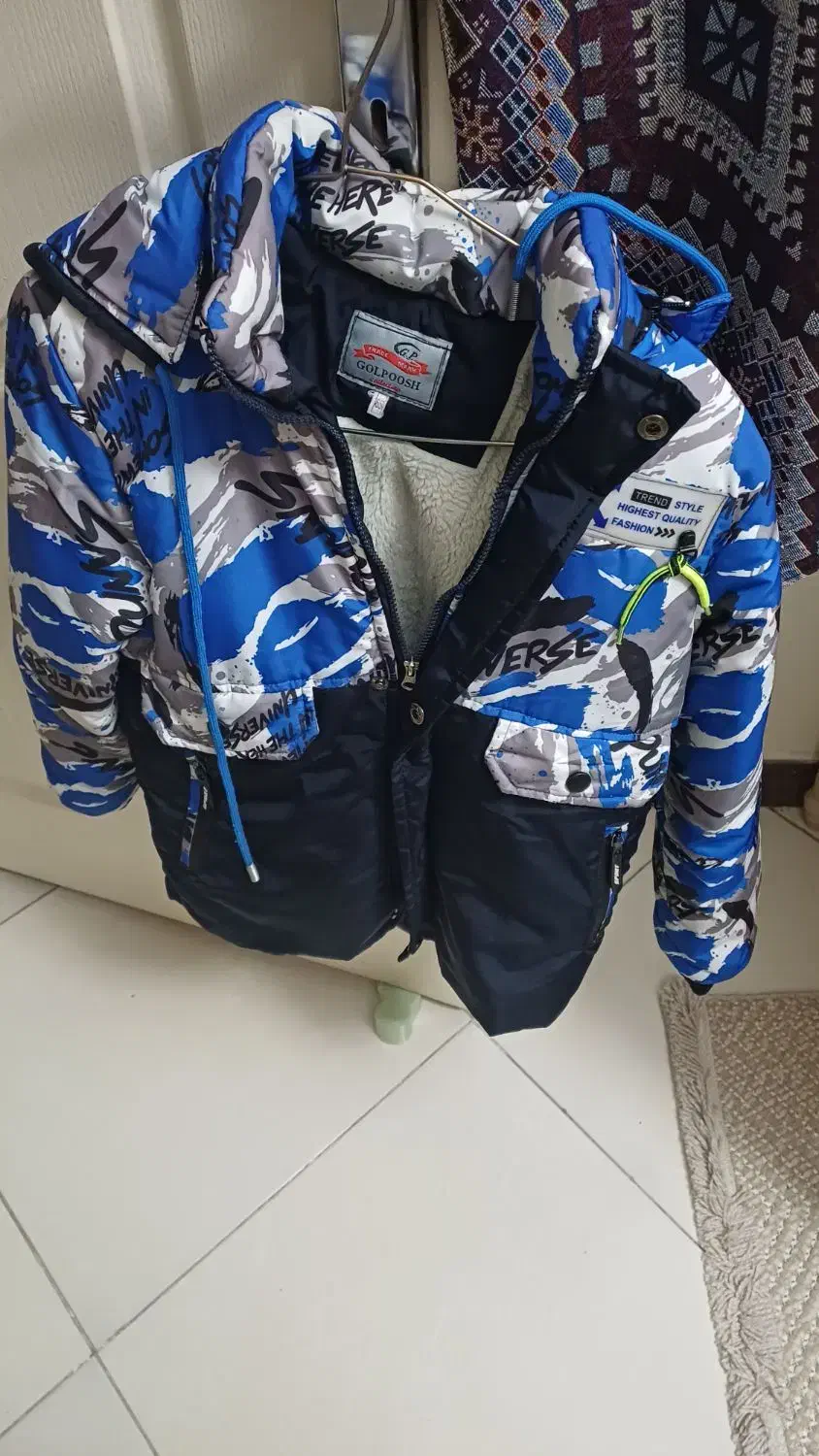 کاپشن پسرانه در حد نونو|کفش و لباس بچه|تهران, مینای شمالی (مخبر)|دیوار