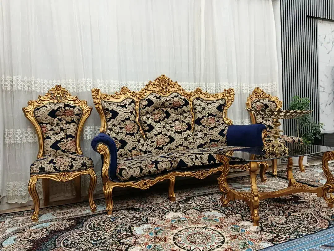 فروش فوری یه عددفرش ۹متری با یه دست مبل|فرش|نورآباد, |دیوار