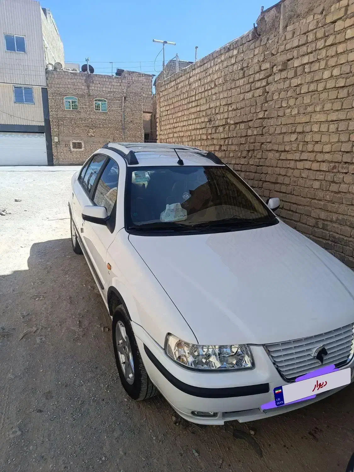 سمند ۹۳ سفید بدون رنگ|خودرو سواری و وانت|اصفهان, مارچین|دیوار