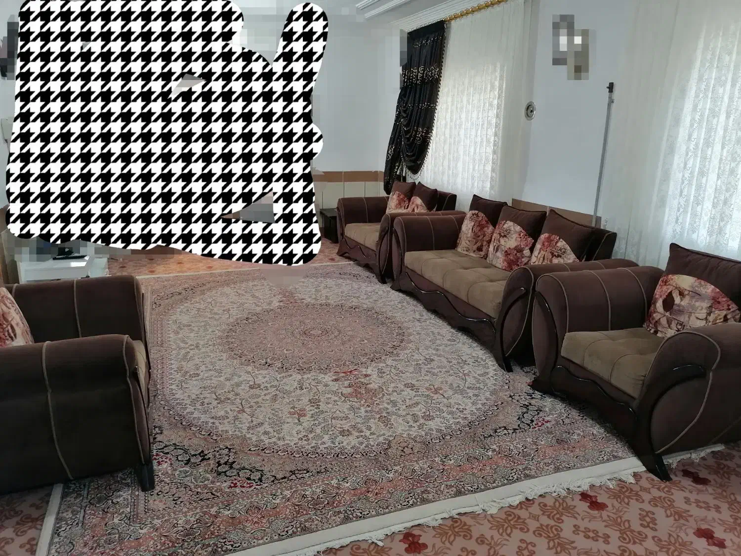 مبل 7نفره|مبلمان خانگی و میز عسلی|علی‌آباد کتول, |دیوار