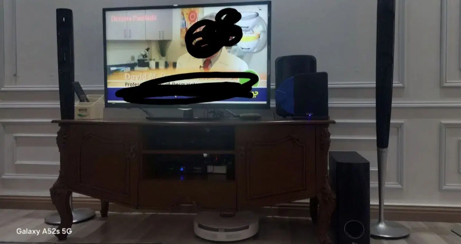 تلویزیون ۴۳ اینچ|تلویزیون و پروژکتور|تالش, هشتپر|دیوار