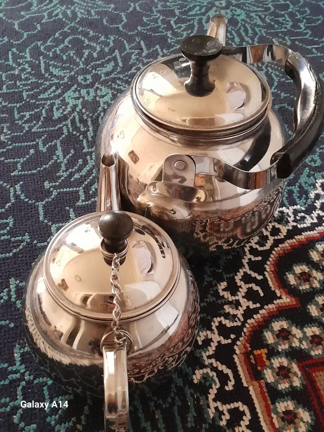 کتری و قوری استیل ضخیم|قوری، کتری، قهوه‌ساز دستی|خرم‌آباد, |دیوار