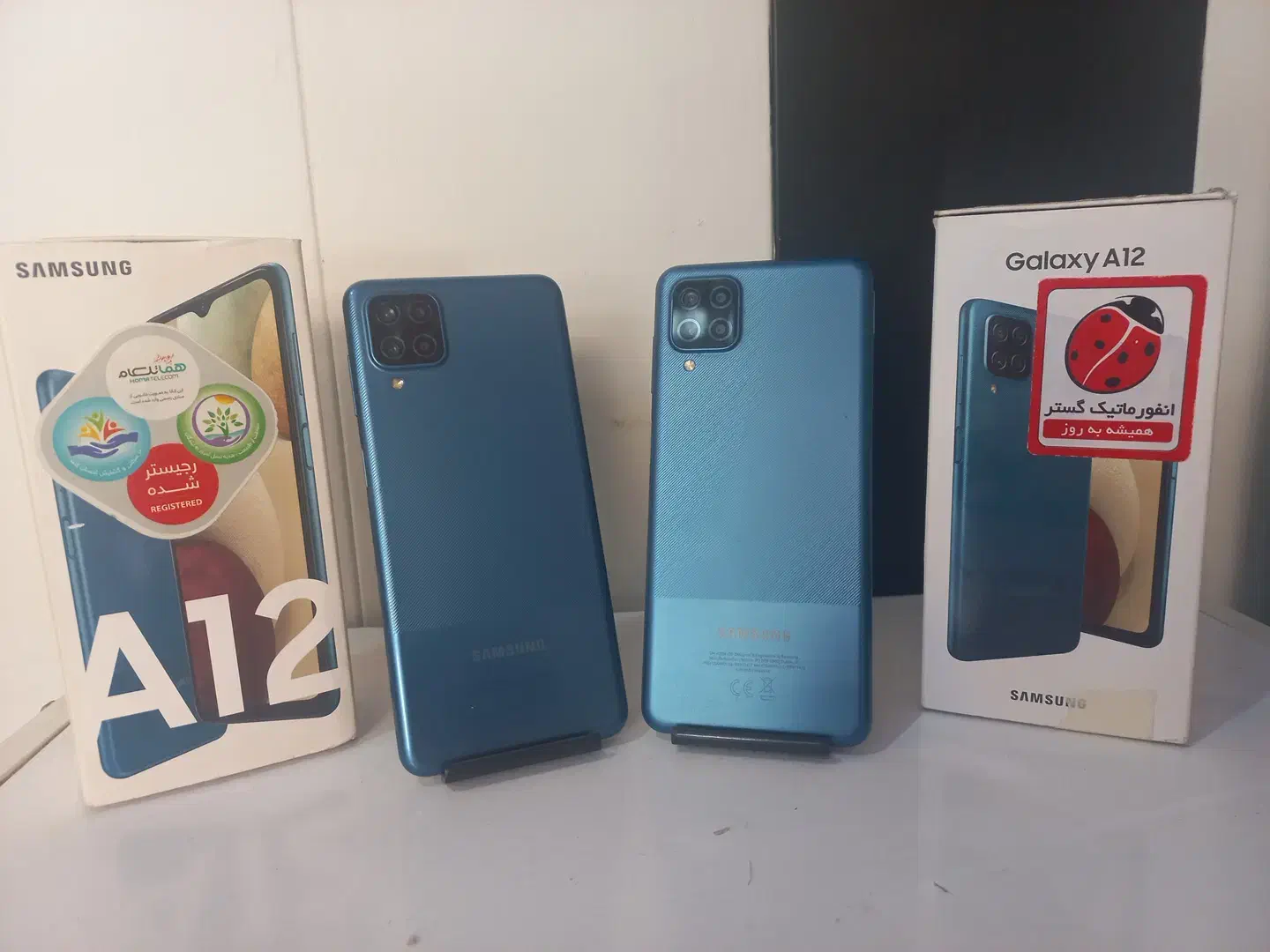 سامسونگa12حافظه۶۴رام۴ سالم و باحق تست|موبایل|اراک, |دیوار