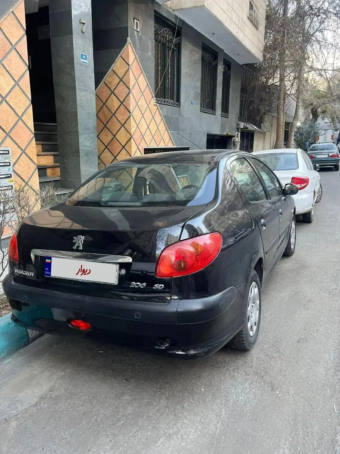 ۲۰۶ v8 تک برگ سند|خودرو سواری و وانت|تهران, حصار بوعلی|دیوار