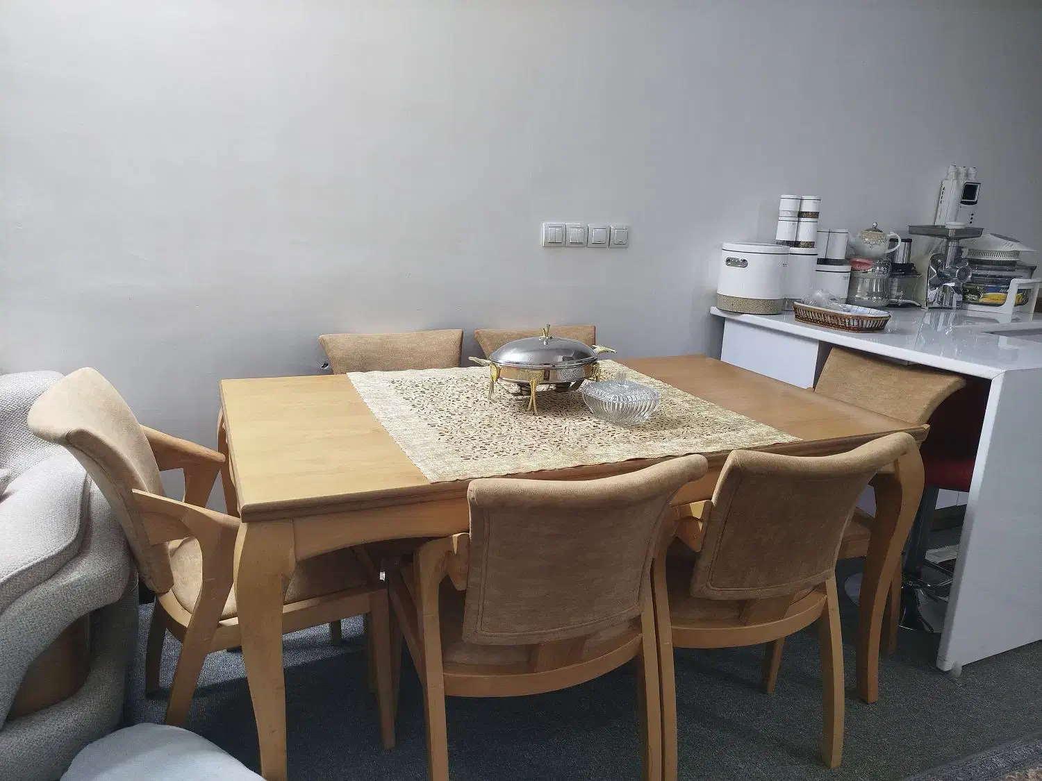 میز ناهار خوری|میز و صندلی غذاخوری|فیروزآباد (فارس), |دیوار