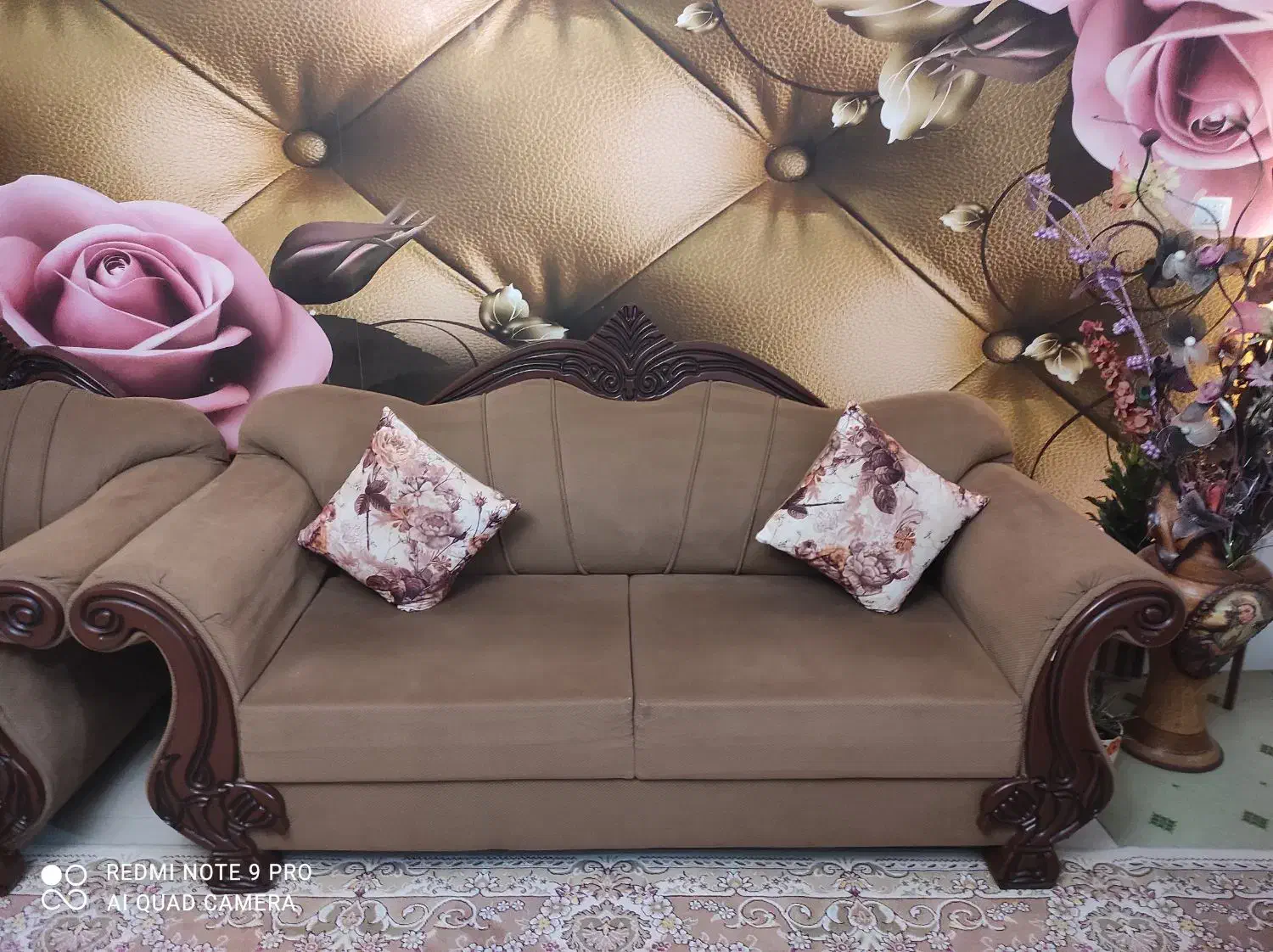 مبل راحتی ۹ نفره تمیز|مبلمان خانگی و میز عسلی|محمدیه-قزوین, |دیوار