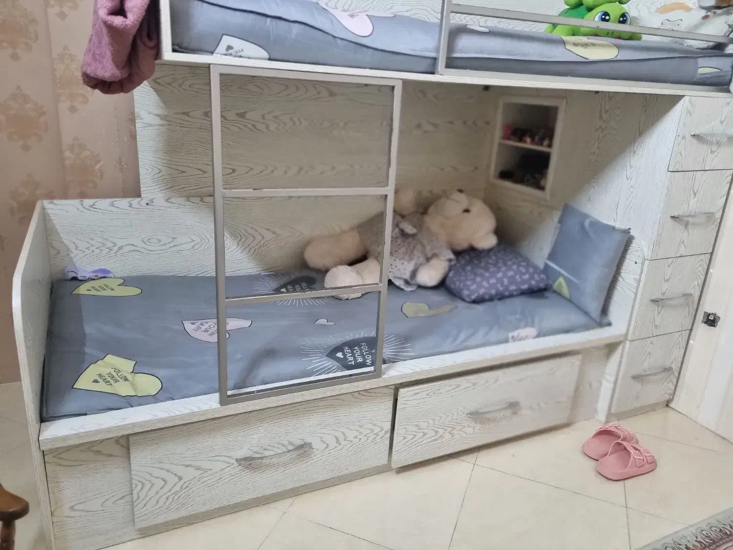 تخت خواب دو طبقه|تخت و سرویس خواب|مشهد, کلاهدوز|دیوار