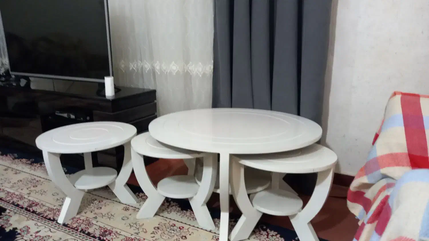 مبل ۷نفره باگل میزها|مبلمان خانگی و میز عسلی|امیدیه, |دیوار