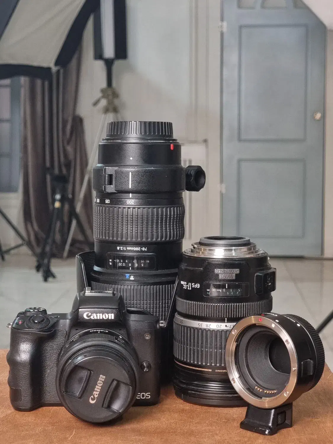 دوربین عکاسی canon m50 و لنزهای حرفه ای|دوربین عکاسی و فیلمبرداری|ساوه, |دیوار