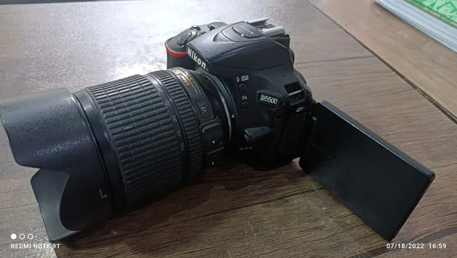 فروش دوربین نیکون 5500d|دوربین عکاسی و فیلم‌برداری|ضیابر, |دیوار