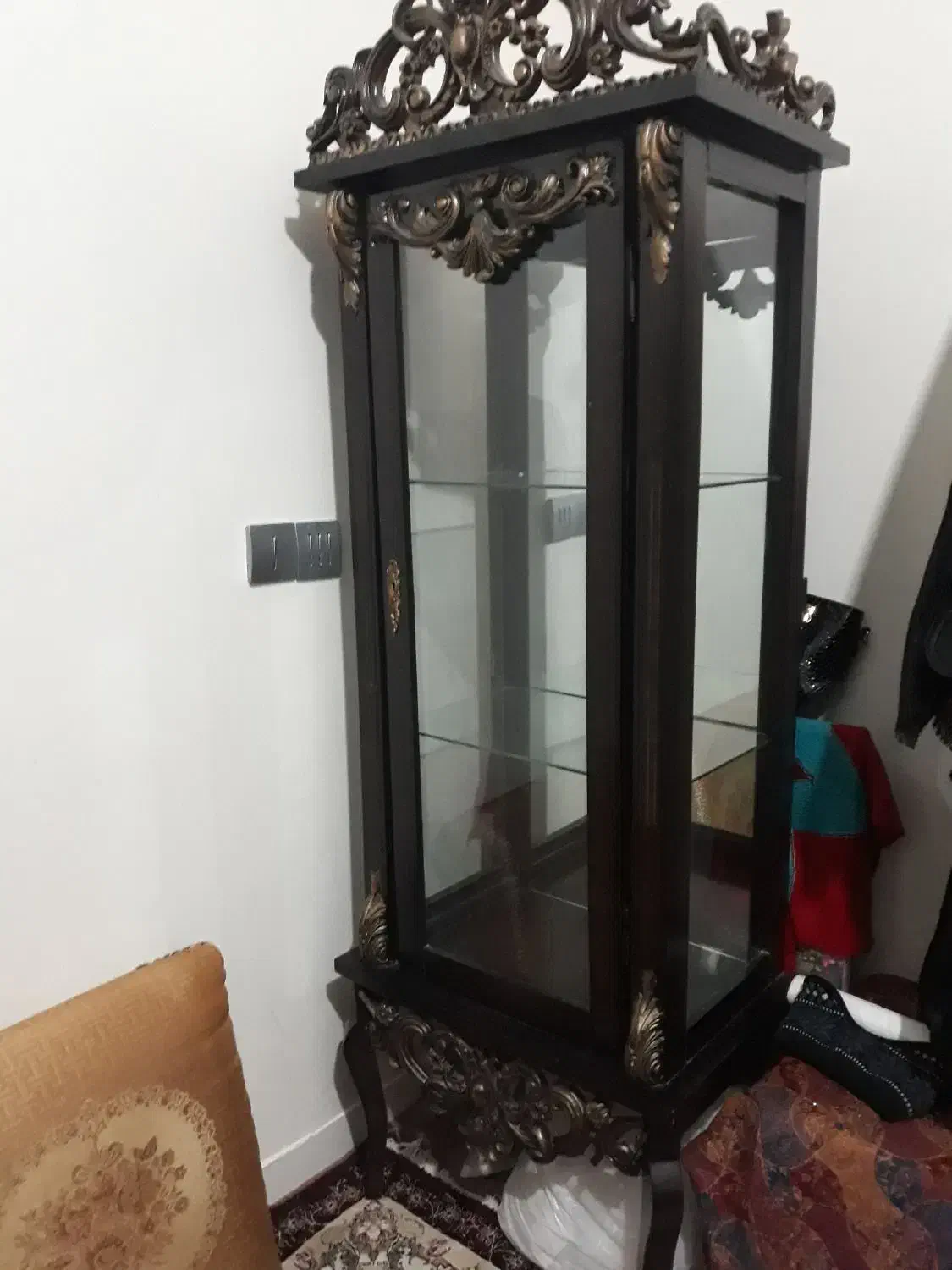 بوفه چوبی ۳ طبقه|بوفه، ویترین، کنسول|قرچک, مهدیه|دیوار