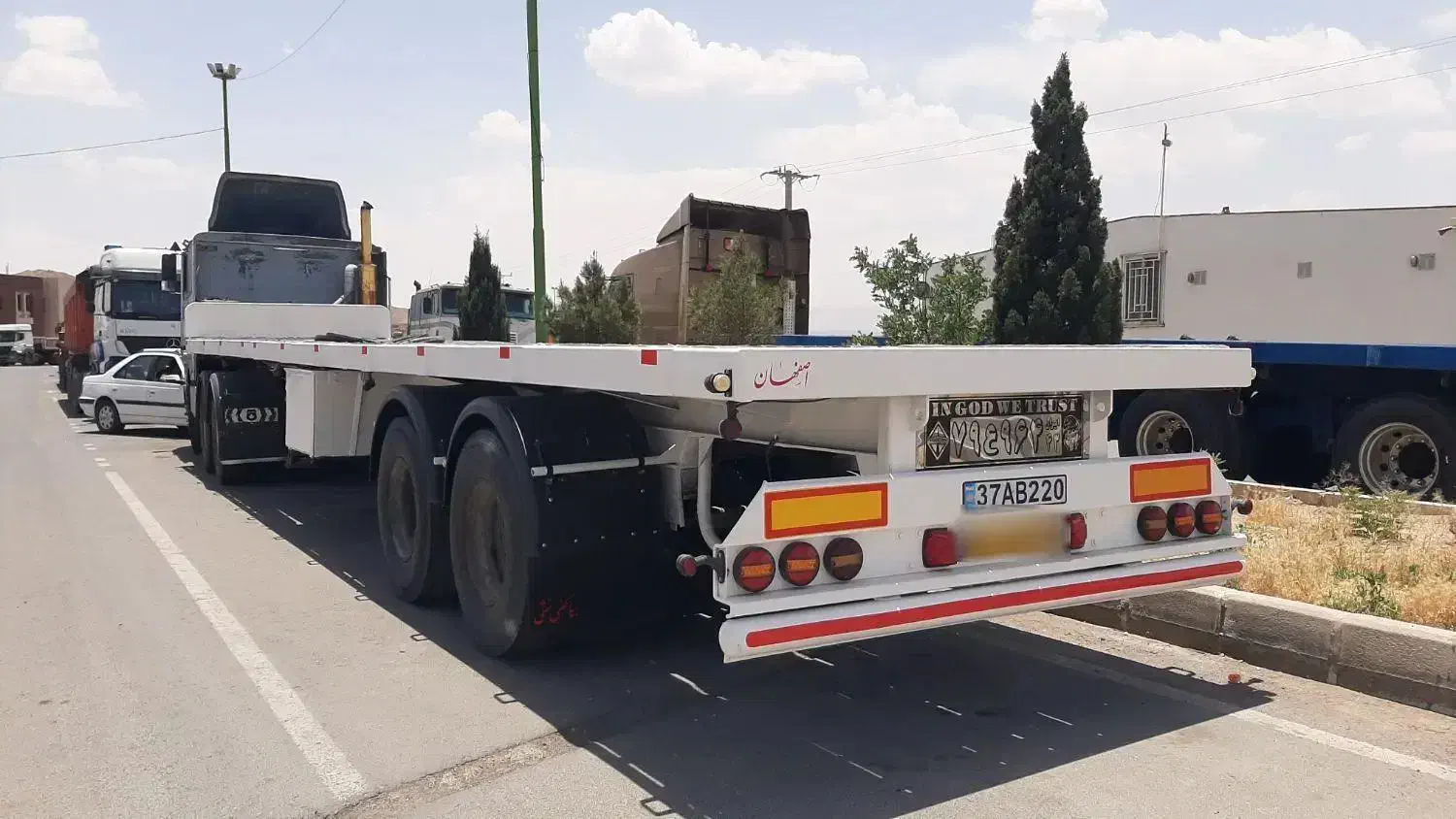 تریلی کفی ۱۲۶۰|خودرو سنگین|ابریشم, |دیوار