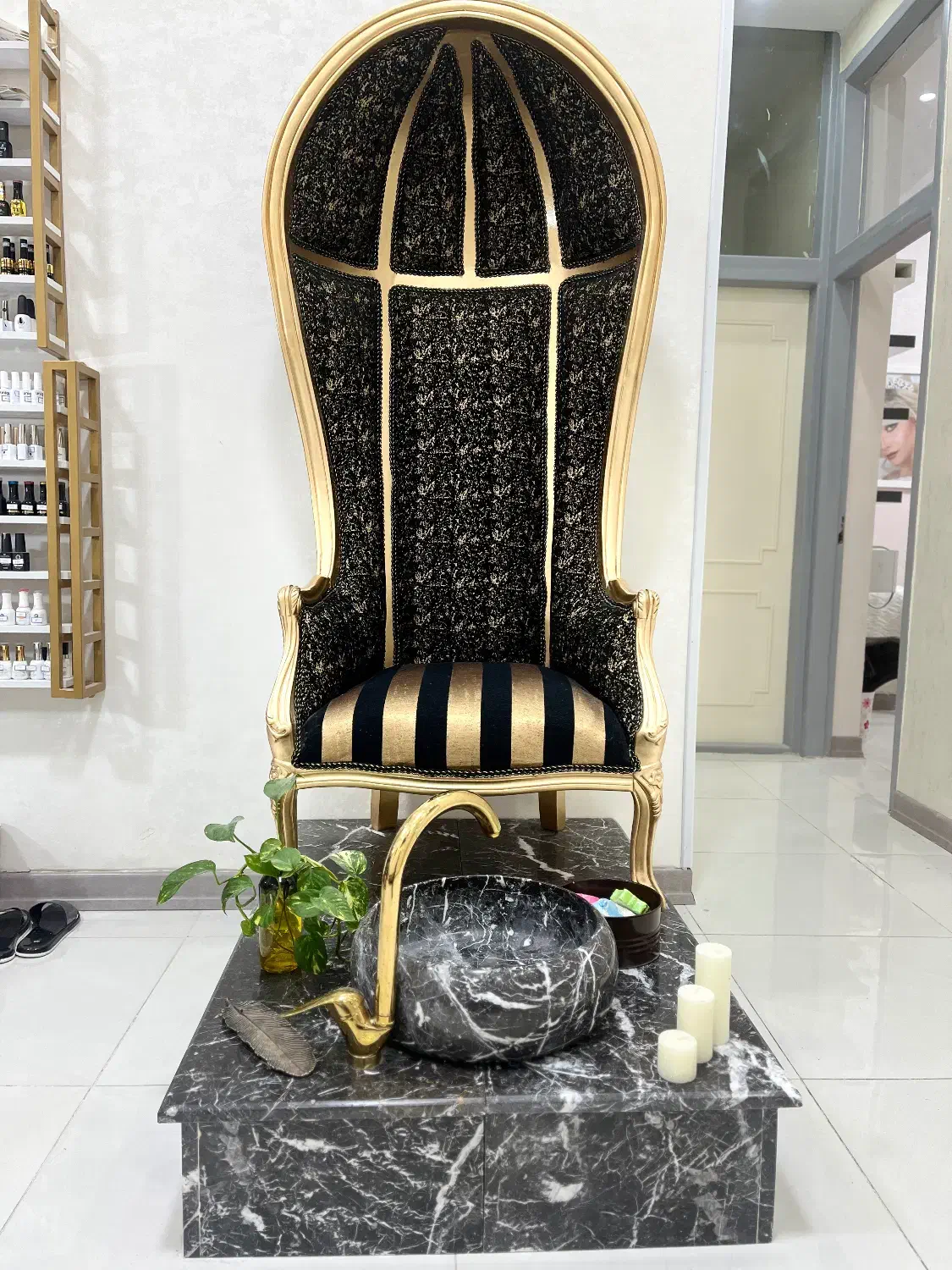 فروش صندلی پدیکور در حد نو|آرایشگاه و سالنهای زیبایی|شهرکرد, |دیوار