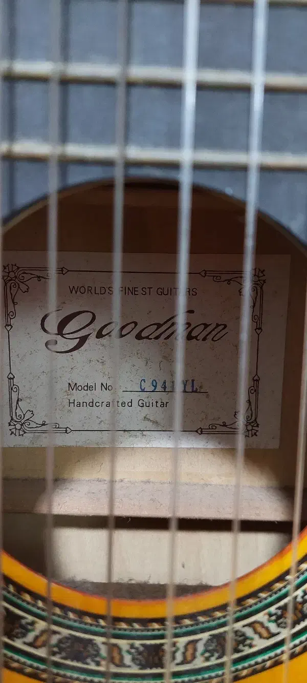 گیتار کلاسیک گودمن اصل مدل C941YL|گیتار، بیس، امپلیفایر|رودسر, |دیوار